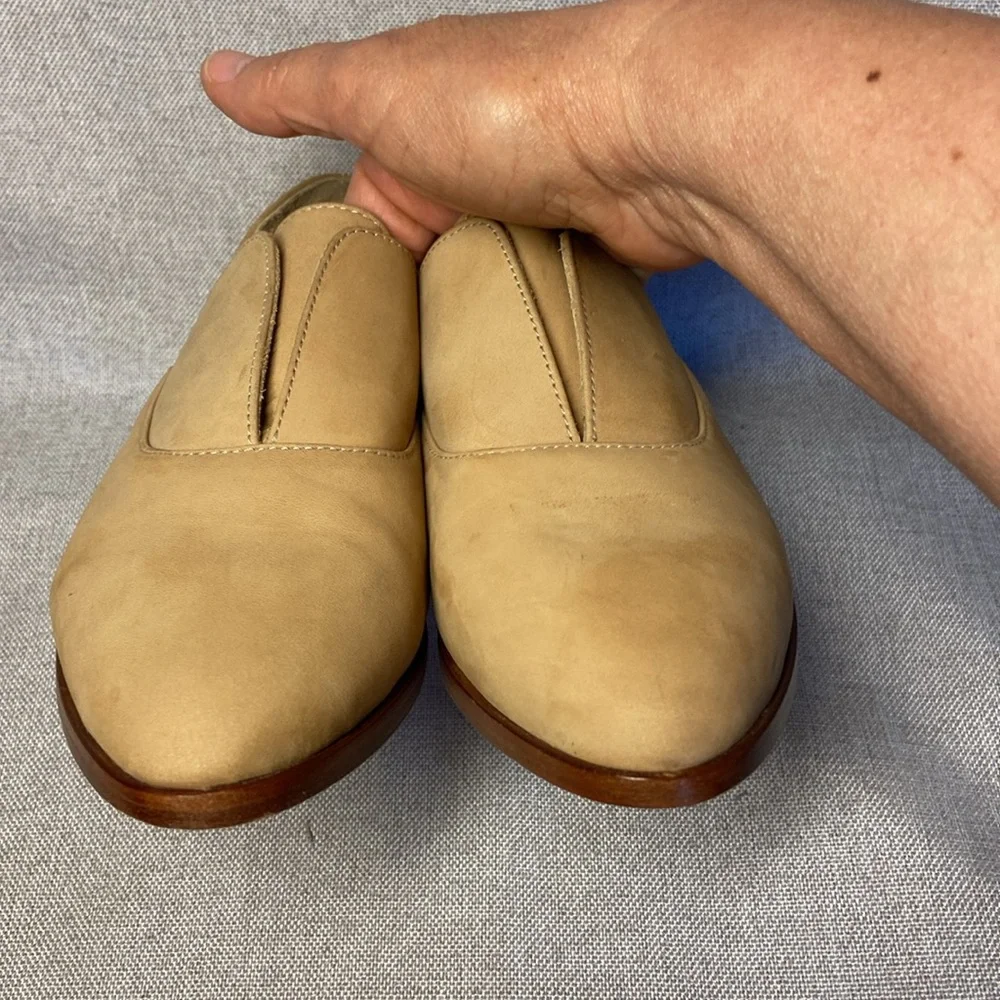 Nisolo Tan Loafers Minimalist Slip-Ons Size 8